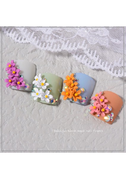 Siyah Çiçek Tırnak Dekor Alaşımlı Tırnak Sanat Süs 5 Renk Çevre Dostu Bayan Için Faydalı (Yurt Dışından) fırsatları