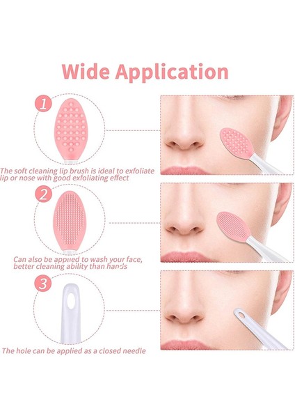 1 Adet-Pembe Yüz Temizleme Fırçası Silikon Cilt Bakımı Güzellik Makyaj Fırçalar Yüz Scrubber Exfoliator Yüz Fırçalama Yüz Bakımı Aracı 1/4/8 Adet (Yurt Dışından) fırsatları