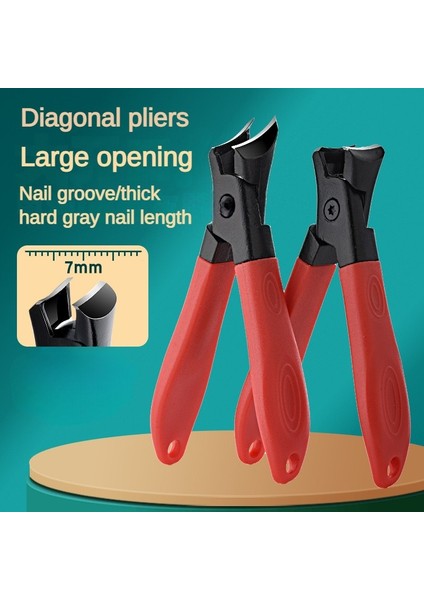 Yeşil Yeni Anti-Sıçrama Tırnak Makası Büyük Kalın Sert Özel Tırnak Makası Çapraz Pense Tırnak Makası Ev Manikür Araçları (Yurt Dışından) fiyatları