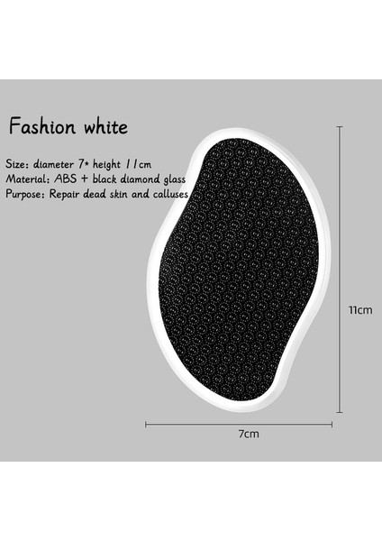 Beyaz Cam El Sanatları Ayak Tahtası Dosyası Ölü Deriyi Kaldırmak Için Cam Dosya Ayak Sürtünme Tahtası Ayak Sürtünme Taşı Cam Nano Ayak Taşlama Artefaktı (Yurt Dışından)
