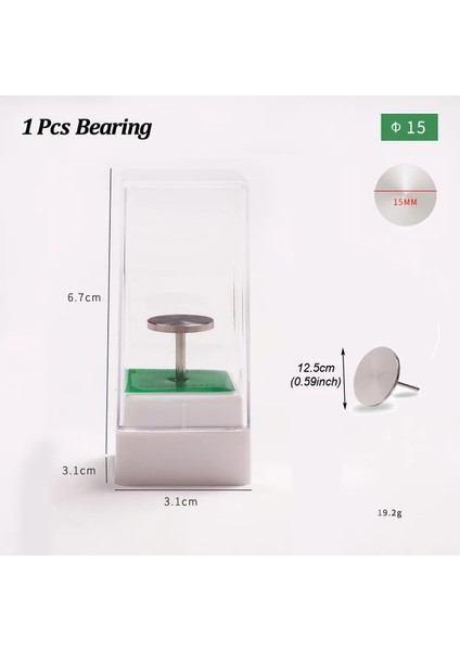 15MM-DÜZ Yuvarlak Kalın Çelik Pedikür Matkap Ucu Manikür Metal Disk Yedek Zımpara Kağıdı 15MM/20MM/25MM/35MM Tırnak Matkap Aksesuar Aracı (Yurt Dışından)