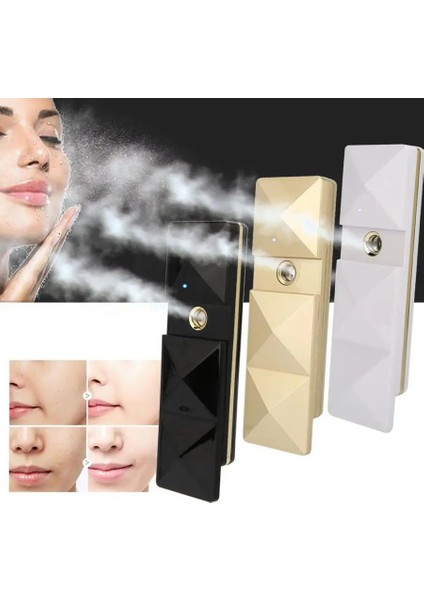 Altın Taşınabilir USB Kullanışlı Mist Sprey Nemlendirici Şarj Edilebilir Yüz Nemlendirici Atomizasyon Püskürtücü 6 ml Yüz Cilt Bakımı Araçları (Yurt Dışından) modelleri