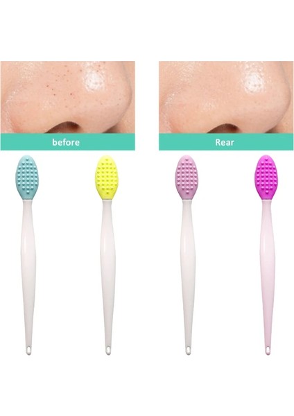 04 1 Pc Silikon Burun Temiz Fırça Peeling Gözenek Güzellik Yüz Fırça Cilt Bakımı Masaj Aracı Derin Temiz Akne Siyah Nokta Kaldırmak (Yurt Dışından)