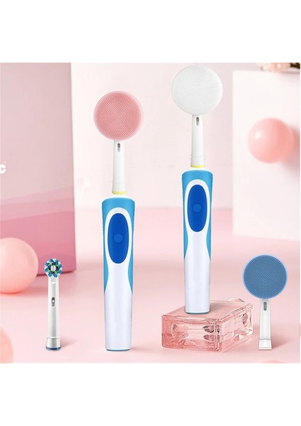 Siyah Diş Fırçası Yedek Fırça Kafaları Oral-B Silikon Temizleme Kafası Yüz Cilt Bakımı Araçları Yüz Temizleme Fırçası Kafası Elektrikli (Yurt Dışından)