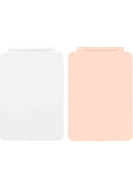 Beyaz LED Ayna Işıklı Makyaj Aynası 3 Renk Işık Modu Katlanabilir Şarj Edilebilir Taşınabilir Mini Makyaj LED Ayna Araçları (Yurt Dışından)