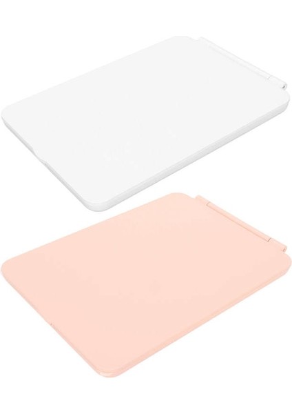 Beyaz LED Ayna Işıklı Makyaj Aynası 3 Renk Işık Modu Katlanabilir Şarj Edilebilir Taşınabilir Mini Makyaj LED Ayna Araçları (Yurt Dışından)