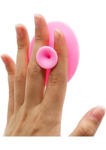 Pembe Mini Masaj Yüz Temizleme Fırçası Silikon Peeling Siyah Nokta Yüz Masajı Temiz Aracı Su Geçirmez Bebek Banyo Tarağı 2022 (Yurt Dışından)