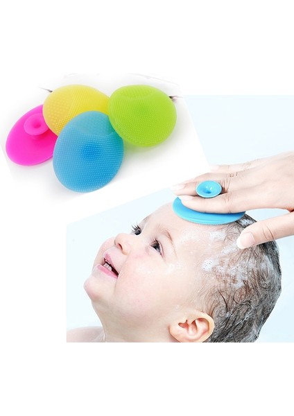 Turuncu Silikon Temizleme Pedi Peeling Fırçası Kaldırma Yüz Cilt Fırçalama Vantuz Bebek Yüz Yıkama Fırçaları Masaj Yüz Cilt Bakımı Araçları (Yurt Dışından)
