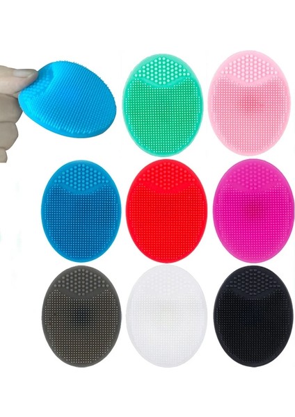 Turuncu Silikon Temizleme Pedi Peeling Fırçası Kaldırma Yüz Cilt Fırçalama Vantuz Bebek Yüz Yıkama Fırçaları Masaj Yüz Cilt Bakımı Araçları (Yurt Dışından)