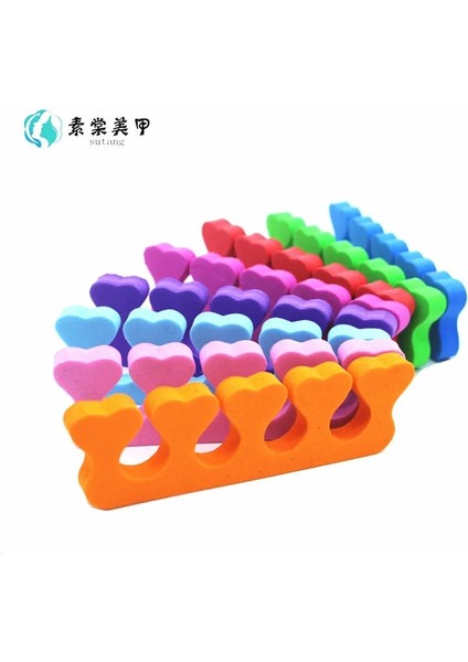 Açık Gri 2 Adet Kawaii Nail Art Ayak Parmakları Ayırıcılar Parmaklar Ayaklar Sünger Yumuşak Jel Uv Güzellik Araçları Lehçe Manikür Pedikür Profesyonel #002 (Yurt Dışından)