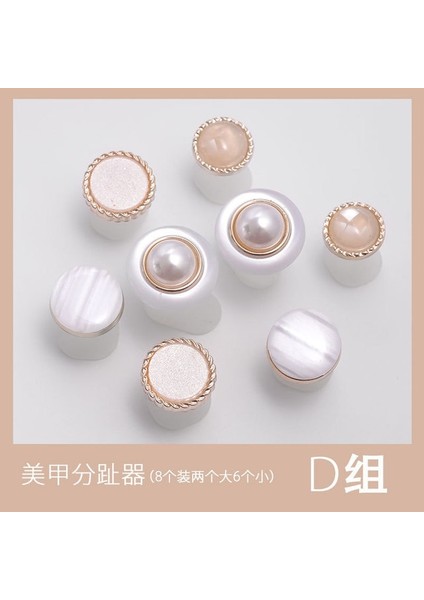 D Nail Art Araçları Silikon Pedikür Ayak Ayırıcı Kitleri Jel Lehçe Çiçek Inci Tasarımları (Yurt Dışından)