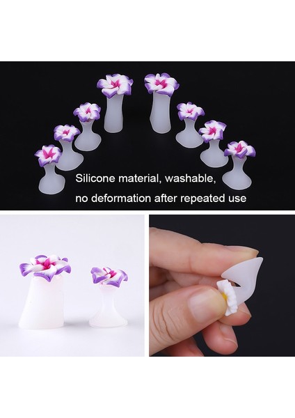 D Nail Art Araçları Silikon Pedikür Ayak Ayırıcı Kitleri Jel Lehçe Çiçek Inci Tasarımları (Yurt Dışından) fiyatları