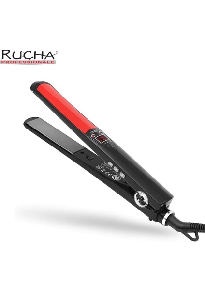 Kırmızı Au Rucha Saç Düzleştirici Titanyum Plakalar Düz Ütüler Profesyonel Mch Hızlı Isıtma Bukle Makinesi Kadınlar Için Saç (Yurt Dışından) fiyatları