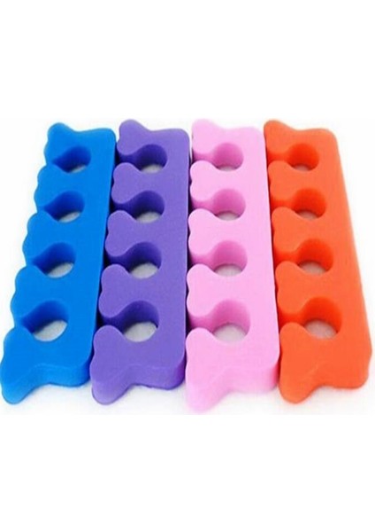 Pembe 2 Adet = 1 Çift Ayak Parmağı Ayırıcılar Parmak Ayak Sünger Yumuşak Jel Uv Araçları Salon Lehçe Manikür Pedikür Tırnak Sanat Araçları F413 (Yurt Dışından)