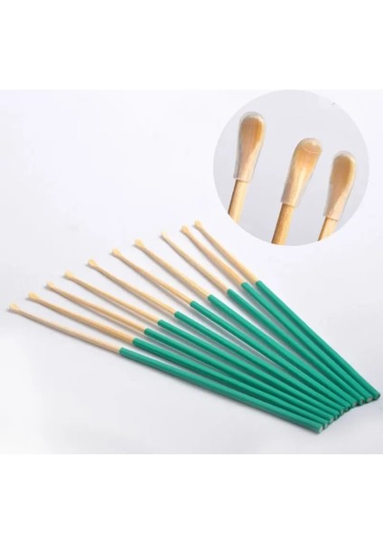 1 Adet Bambu Kulak Temizleyici Kaşık Kaymaz Yeşil Kauçuk Saplı Kulak Tıkacı Kulak Kirini Temizleme Yumuşak Silikon Kapak ile Kafa Sağlık (Yurt Dışından)