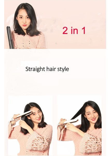 Beyaz Ingiltere 2019NEW Profesyonel Saç Düzleştirici Demir LCD Ekran Seramik Kaplama Plakası Iyonik Bukle Makinesi Chapinha Düzleştirici Şekillendirici Aracı (Yurt Dışından) fırsatları