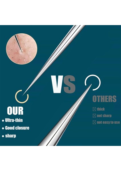 Hp-Eğik Sivilce Cımbız Siyah Nokta Kaldırma Aracı Cilt Bakımı Yüz Akne Temizleme Kiti Siyah Noktalar Temizleyici Profesyonel Sivilce Kiti Güzellik Iyileşme (Yurt Dışından) indirimleri