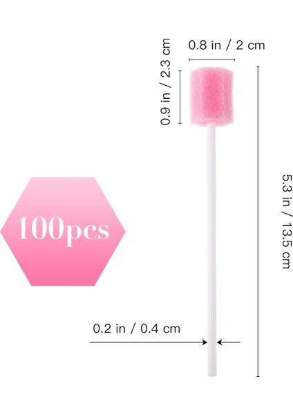 Pembe Ağız Süngerleri Sopa Yaşlı Swablar Çocuk Diş Yetişkin Tek Kullanımlık Temizleme Swabsteeth (Yurt Dışından) modelleri