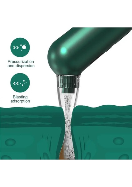 B Vakum Yüz Gözenek Temizleyici Siyah Nokta Emme Aracı LED Ekran ile Elektrikli Akne Komedon Çıkarıcı Kiti USB Şarj Edilebilir (Yurt Dışından) modelleri