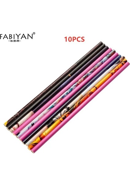 10 Adet 2 Adet Mum Boya Balmumu Süsleyen Kalem Kalem Kendinden Yapışkanlı Ogems Sondaj Toplama Seçici Ipuçları Araçları Dıy Salon Tırnak Sanat Manikür Yapılır (Yurt Dışından)