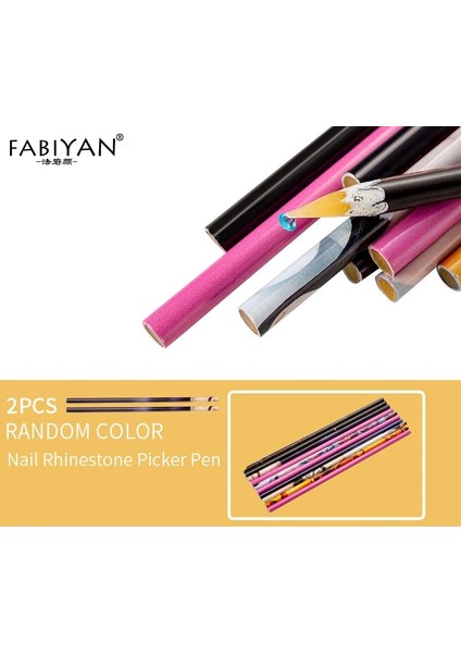 10 Adet 2 Adet Mum Boya Balmumu Süsleyen Kalem Kalem Kendinden Yapışkanlı Ogems Sondaj Toplama Seçici Ipuçları Araçları Dıy Salon Tırnak Sanat Manikür Yapılır (Yurt Dışından) modelleri