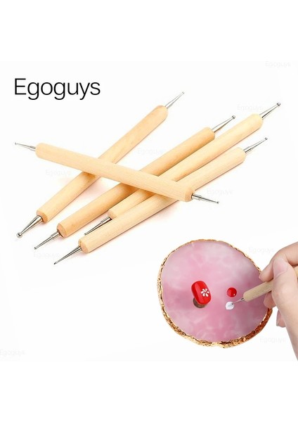 No.8 5 Adet Iki Yönlü Ahşap Süsleyen Kalem Rhinestones Mücevher Kristal Toplama Tırnak Sanat Uv Jel Boyama Kabartma Dotter Manikür Dıy Nokta Araçları (Yurt Dışından) indirimleri