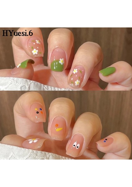E 5 Adet/takım 2 In 1 Çift Uçlu Nail Art Liner Fırçalar Kristal Saplı Profesyonel Uv Jel Süsleyen Boyama Çizim Kalemi Dıy Araçları (Yurt Dışından)
