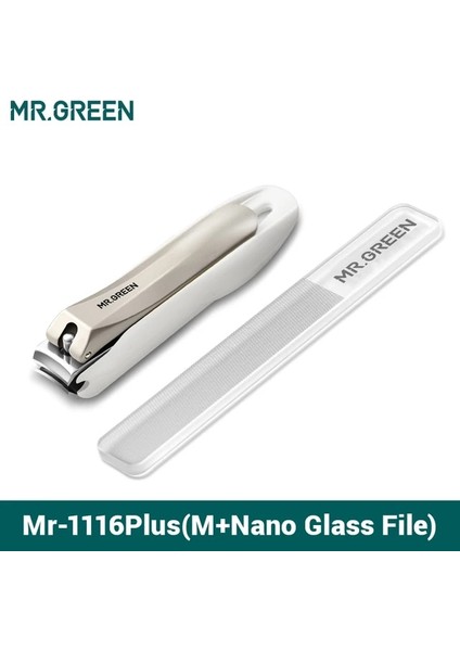 MR-1116PLUS Mr.green Tırnak Makası Anti Sıçrama Tırnak Kesici Paslanmaz Çelik Manikür Araçları Tırnak Makası Ayrılabilir Tasarım Tırnak Giyotin (Yurt Dışından)