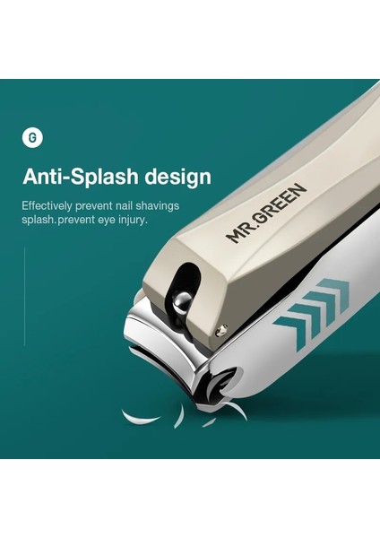 MR-1116PLUS Mr.green Tırnak Makası Anti Sıçrama Tırnak Kesici Paslanmaz Çelik Manikür Araçları Tırnak Makası Ayrılabilir Tasarım Tırnak Giyotin (Yurt Dışından) modelleri