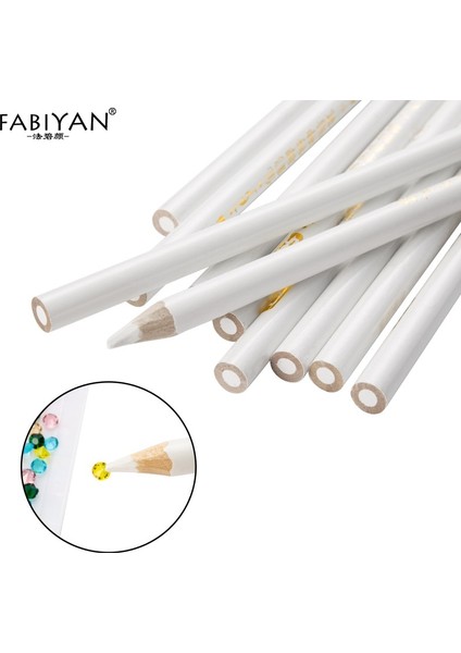 10 Adet 5 Adet Nail Art Süsleyen Kalem Kalem Pick Up Rhinestones Boncuk Kristal Strass Taşlar 3D Ipuçları Jel Uv Lehçe Ahşap Manikür Araçları (Yurt Dışından) fırsatları