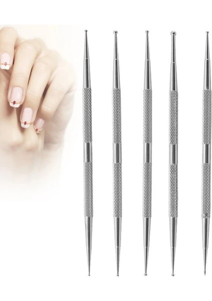 N4 Manikür Araçları Nail Art Süsleyen Rhinestone Çiçek Kalem Paslanmaz Çelik Kristal Çift Uçlu Tasarım Boyama Nail Art Süsleyen Kalem (Yurt Dışından) indirimleri
