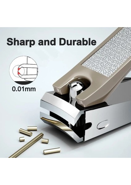 Simli Büyük Tırnak Makası Anti Sıçrama Tırnak Kesici Tırnak Ayak Tırnağı Makası Ayrılabilir Kolay Temiz Paslanmaz Çelik Manikür Araçları (Yurt Dışından) modelleri