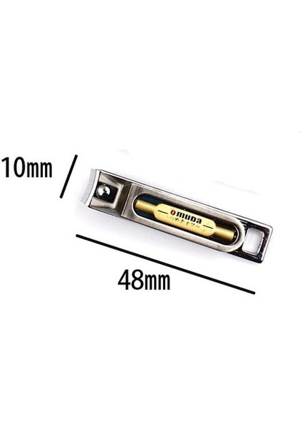 Küçük 48MM 10MM 1 Adet Profesyonel Tırnak Makası Paslanmaz Çelik Ayak Tırnak Kesici Makası Yüksek Kaliteli Tırnak Makası Manikür Pedikür Aracı (Yurt Dışından)