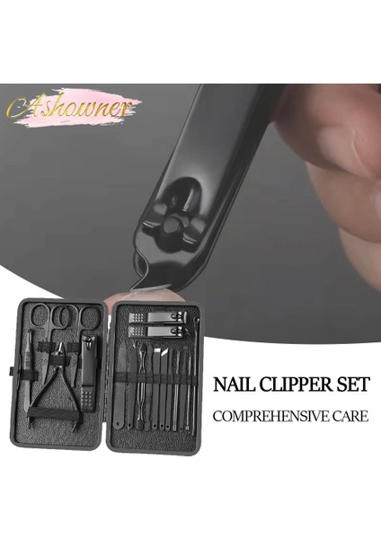 Kırmızı INNER7PS 7/10//12/16/18 Adet Manikür Kesiciler Tırnak Makası Seti Ev Paslanmaz Çelik Kulak Kaşık Tırnak Makası Pedikür Tırnak Scis Yeni (Yurt Dışından) fiyatları