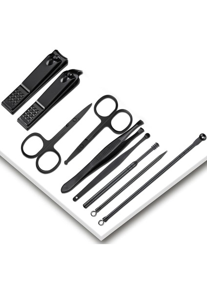 Kırmızı INNER7PS 7/10//12/16/18 Adet Manikür Kesiciler Tırnak Makası Seti Ev Paslanmaz Çelik Kulak Kaşık Tırnak Makası Pedikür Tırnak Scis Yeni (Yurt Dışından) fırsatları