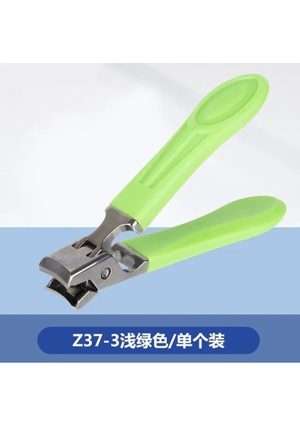 Açık Yeşil Yeni Anti-Sıçrama Tırnak Makası Kalın Sert Ayak Tırnağı Özel Paslanmaz Çelik Geniş Çene Açma Manikür Tırnak Kesici Aletler (Yurt Dışından)