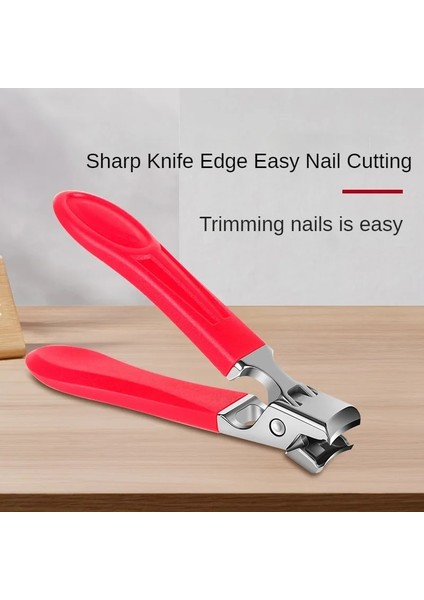 Açık Yeşil Yeni Anti-Sıçrama Tırnak Makası Kalın Sert Ayak Tırnağı Özel Paslanmaz Çelik Geniş Çene Açma Manikür Tırnak Kesici Aletler (Yurt Dışından) fırsatları