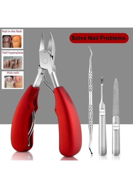 Red-A Ayak Tırnak Makası Tırnak Düzeltme Kalın Çiviler Batık Ayak Tırnaklarını Pense Kesiciler Ölü Cilt Kir Sökücü Pedikür Bakım Aracı 2021 (Yurt Dışından) fırsatları