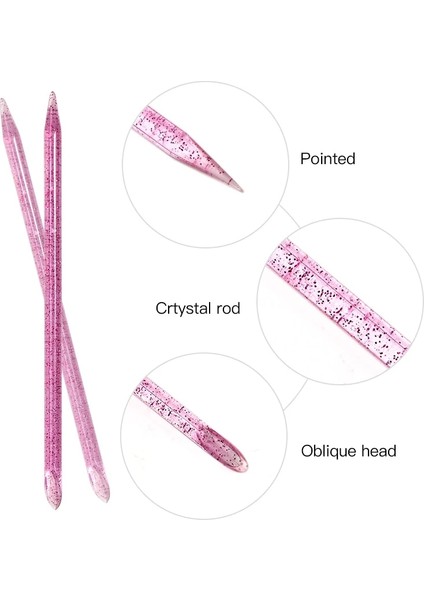 Ordu Yeşil 50/100 Adet Yeniden Kullanılabilir Kristal Sopa Çift Uçlu Nail Art Tırnak Eti Itici Tırnak Eti Çıkarıcı Aracı Pedikür Bakımı Çivi Manikür Araçları (Yurt Dışından) modelleri