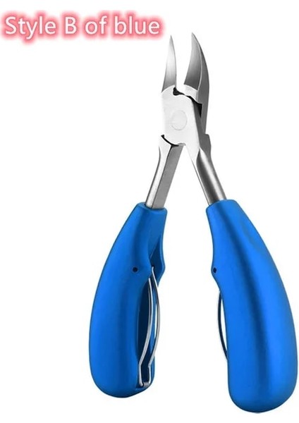 Blue-B Ayak Tırnak Makası Tırnak Düzeltme Kalın Çiviler Batık Ayak Tırnaklarını Pense Kesiciler Ölü Cilt Kir Sökücü Pedikür Bakım Aracı 2021 (Yurt Dışından)