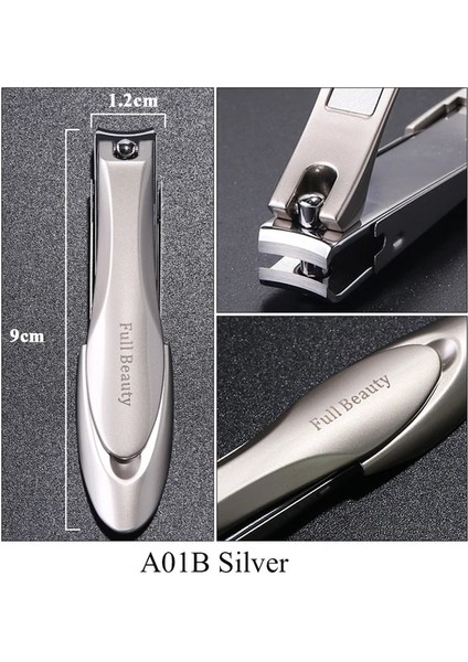 A01B Paslanmaz Çelik Tırnak Makası Profesyonel Parmak Ayak Tırnak Kesici Keskin Düzeltici Makas Manikür Pedikür Temiz Araçları GL1557 (Yurt Dışından)