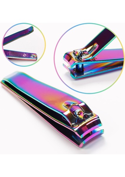 Küçük 1 Adet Renkli Titanyum Tırnak Makası Tırnak Giyotin Profesyonel Paslanmaz Çelik Çivi Aksesuarları ve Araçları Manikür Kesiciler (Yurt Dışından) fırsatları