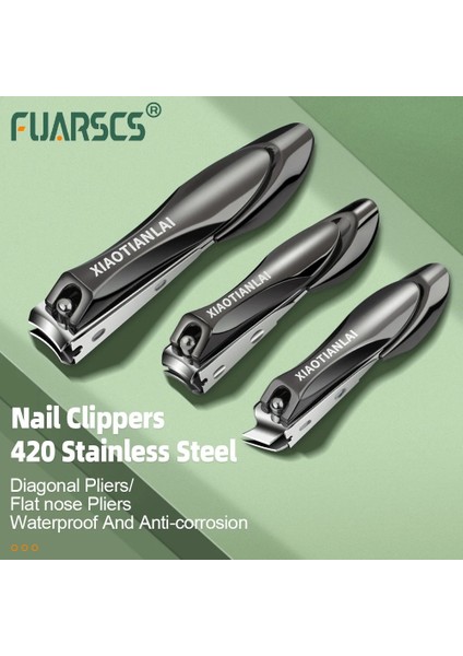 1 Adet Siyah-L Düz Sıçrama Önleyici Tırnak Makası Paslanmaz Çelik Tırnak Kesici Ayak Tırnağı Tırnak Makası Temizleyici Manikür Kişisel Bakım Trim Araçları (Yurt Dışından) fiyatları