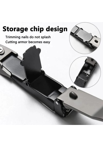 A Tırnak Törpüsü ile Sıçramaya Dayanıklı Tırnak Makası ile Dahili Tırnak Enkaz Toplayıcı Paslanmaz Çelik Tırnak Makası Tırnak Ayak Tırnağı SANA889 (Yurt Dışından) fırsatları