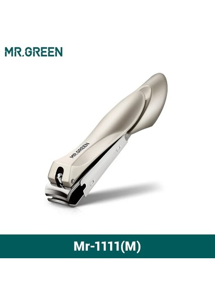 MR-1111 Mr.green Tırnak Makası Paslanmaz Çelik Anti Sıçrama Tırnak Kesici Manikür Araçları Biyonik Tasarım Tırnak Giyotin Pedikür Makas (Yurt Dışından)