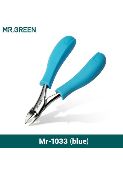 MR-1033BU Mr.green Tırnak Makası Ayak Tırnağı Kesiciler Pedikür Manikür Araçları Anti-Splash Batık Paronişi Profesyonel Düzeltme Aracı Setleri (Yurt Dışından)