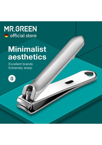 MR-1121PLUS Mr.green Tırnak Makası Paslanmaz Çelik Minimalist Estetik Tırnak Kesici Tırnak Makası Manikür Araçları Tırnak Törpüsü (Yurt Dışından) fiyatları