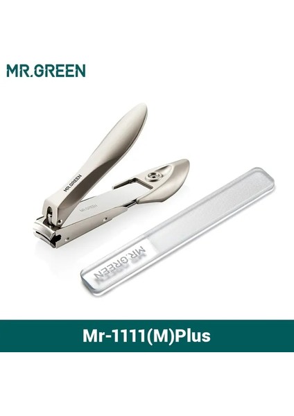 MR-1111PLUS Mr.green Tırnak Makası Paslanmaz Çelik Anti Sıçrama Tırnak Kesici Manikür Araçları Biyonik Tasarım Tırnak Giyotin Pedikür Makas (Yurt Dışından)