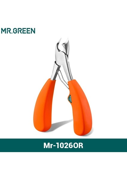 MR-1026OR Mr.green Tırnak Makası Paslanmaz Çelik Batık Ayak Tırnağı Makası Kalın ve Sert Tırnakları Kesmede Iyi Pedikür Manikür Aleti (Yurt Dışından)