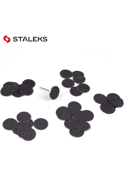 Pd-15 Staleks Paslanmaz Çelik Zımpara Kağıdı Disk Yuvarlak Metal Disk Tırnak Matkap Uçları Aksesuarları Ayak Peg Ayak Dosya Cilalı Aletler (Yurt Dışından)